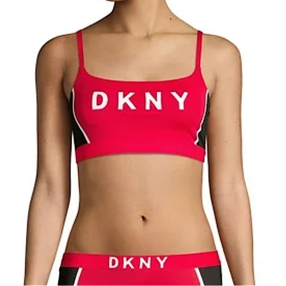 DKNY Scoop Neck Sports Bra